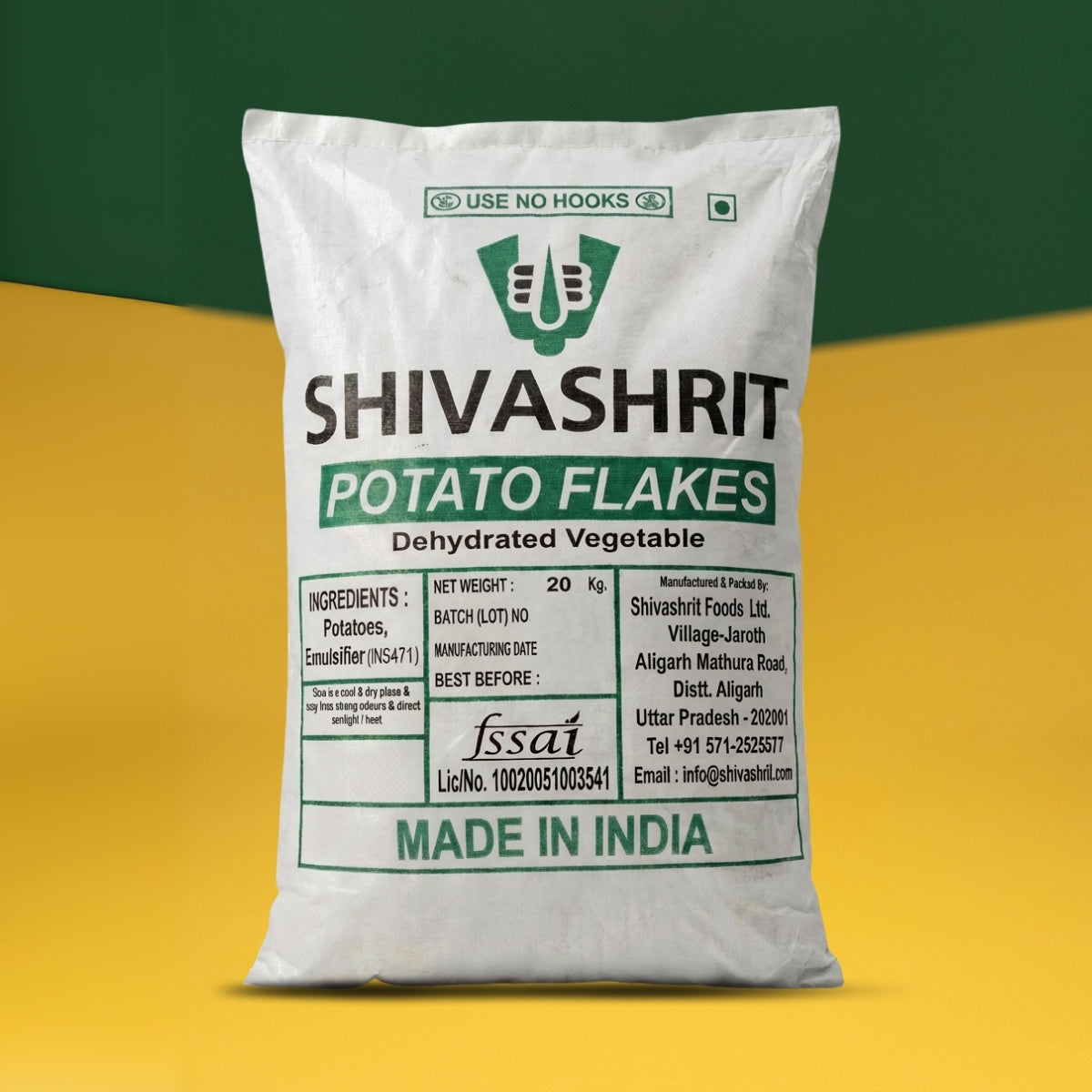 Instant Potato Flakes (Aloo Mash) – 20kg Bulk Pack For Restaurants